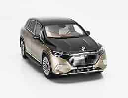 Mercedes-Maybach EQS SUV ミニカー 黒と金カスタム Amazon.co.jp: ミニカー 1/18 メルセデス ベンツ マイバッハ EQS